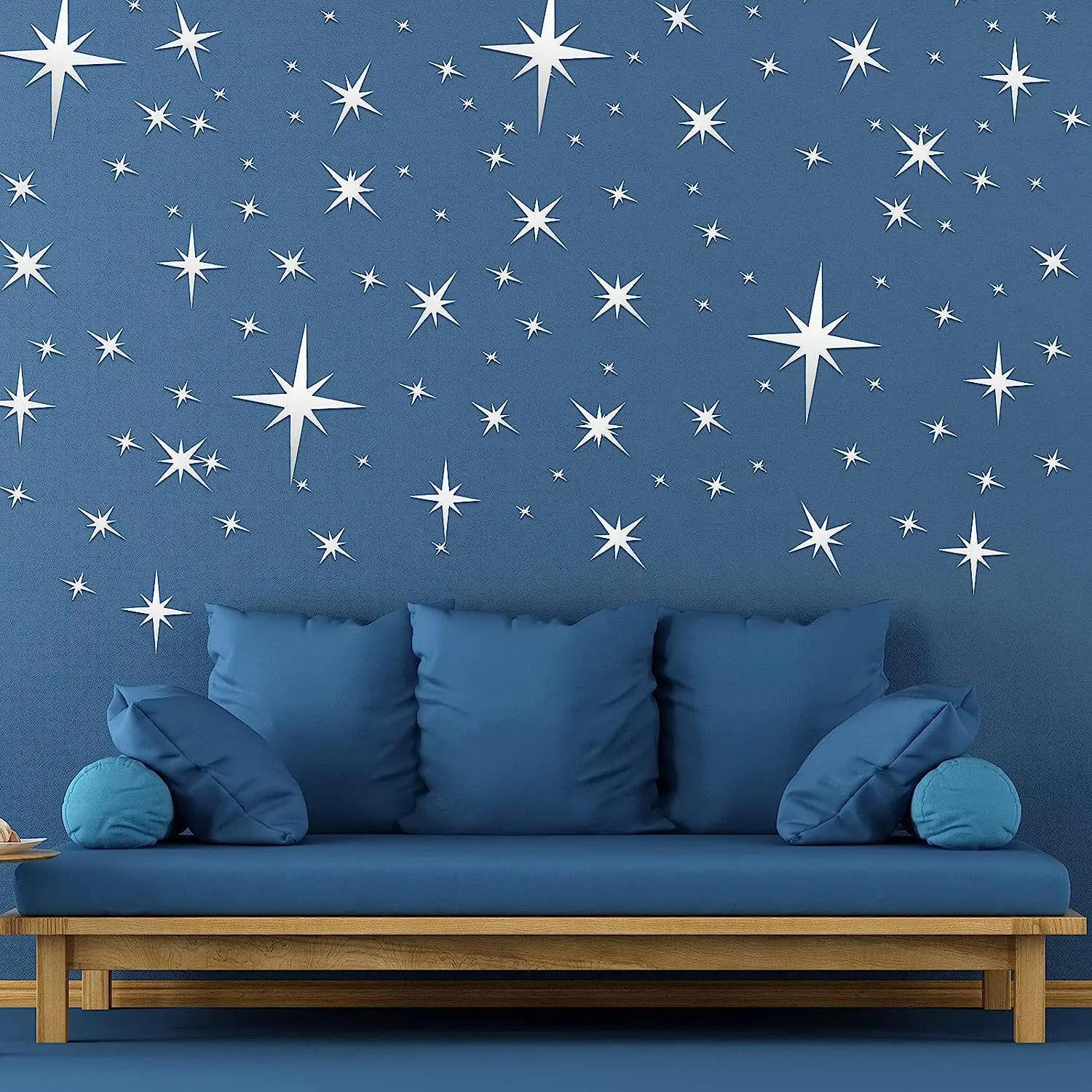 Description Picture 5 of itemStar Mirror Wall Sticker 42/20pcs DIY Acrylic Removable Decal Self-adhesive Wallpaper Bedroom Children Room Home Decoration