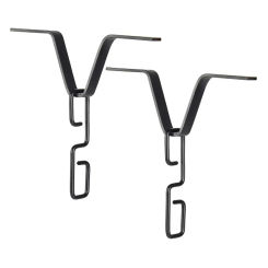 2 Set Drain-pipe Chain Hook Coat Hanger Hooks Installer Component Chained Rain Chain Install Adapter Iron Hook Rain Chain