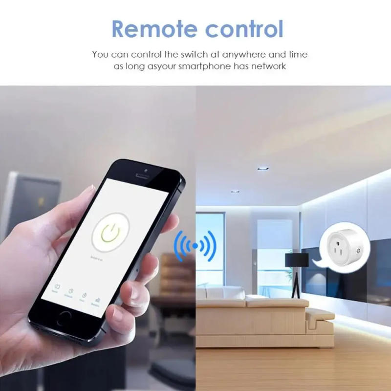 Description Picture 3 of itemTuya Smart Wifi Plug US Standard Wireless Outlet 10A Remote Control Smart Home Appliances Work With Alexa Google Home
