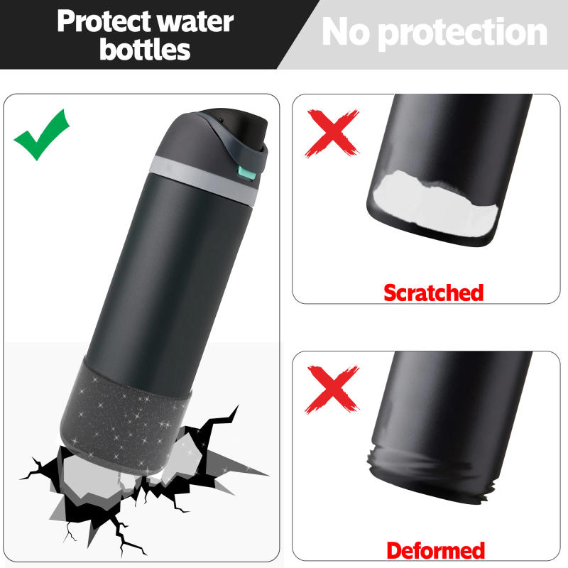 Description Picture 6 of itemSilicone Water Bottle Boot Anti-Slip Protective Sleeve Bottom Protector For Owala 24oz 32oz 40oz Quencher Adventure