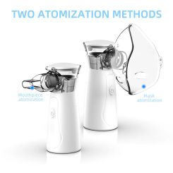 Portable Nebulizer Handheld Mesh Nebulizer Mini Inhaler Ultrasonic Atomizer Machine Home Travel Inhalator Nebulizador Masks