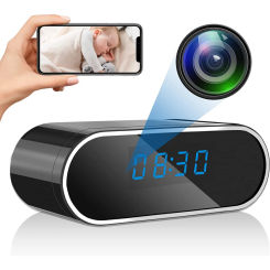 HD 1080P Wifi Clock Camera Control IR Night Vision View DVR Camcorder Camera Mini Wireless Clock Home Surveillance Monitor Video