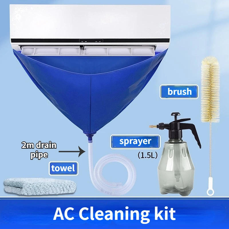 Description Picture 2 of itemAc Cleaning Kit Air Conditioner Cleaning Bag with Drain Pipe Ac Cleaning Cover Waterproof  Air Conditioning Cleaner Aircon Tools