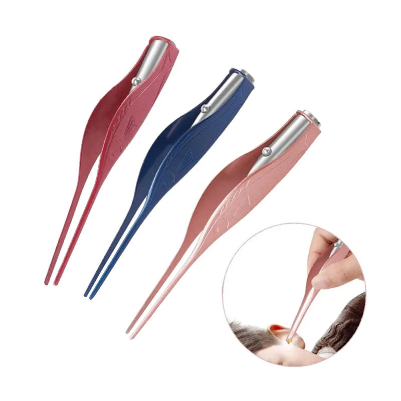 Description Picture 6 of item1pc Universal Earpick Earwax Removal Tools with Flashlight Earwax Cleaner Tweezers Household Visible Ear Wax Clean Care Tool