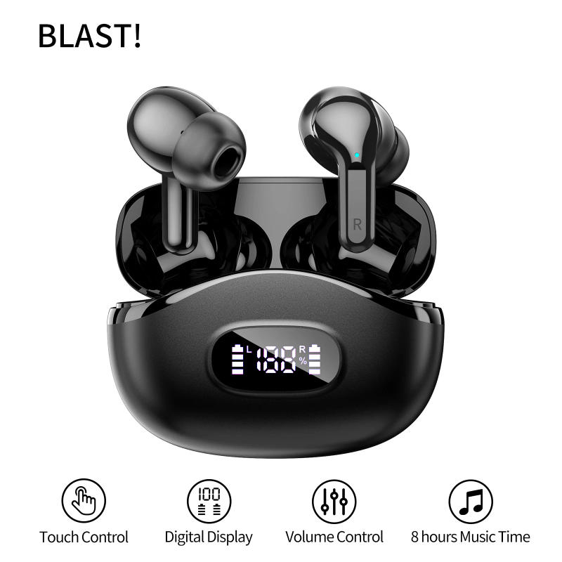 Description Picture 6 of item2025 BLAST! i63 Earbuds Bluetooth 5.4 Earphones Sports Headset Wireless In-Ear LED Digital Display Wireless Headphones with Mic