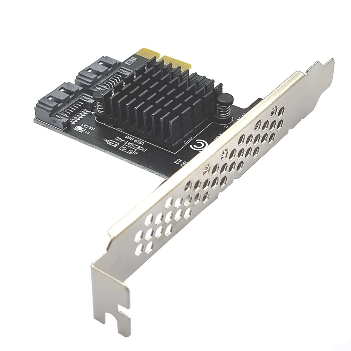Description Picture 6 of itemPCI-E SATA 1X 4X 8X 16X PCI-E Cards PCI Express to SATA 3.0 2-Port SATA III 6Gbps Expansion Adapter Board with ASMedia 1061 chip