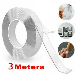 1Pcs Adhesive Tape Double-sided Nano PU Tape Removable Gel Non-marking 3 Meters For Kitchen Utensils Home Car Decoration