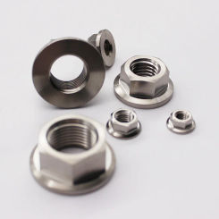 Titanium Hex Flange Nuts M5 M6 M7 M8 M10 M12 M14 M16 M18 M20