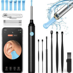 Ear Cleaner with Camera Endoscope Ear Stick Silicone Spoon Ear Wax Removal Health Care Tool Ear Clean for IPhone IPad Android
