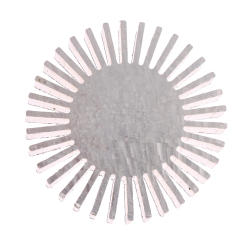 1PC COB Radiator Diameter 50mm 3~7W High Power Led Heatsink Sunflower Solid Radiator Round Alloy Aluminum