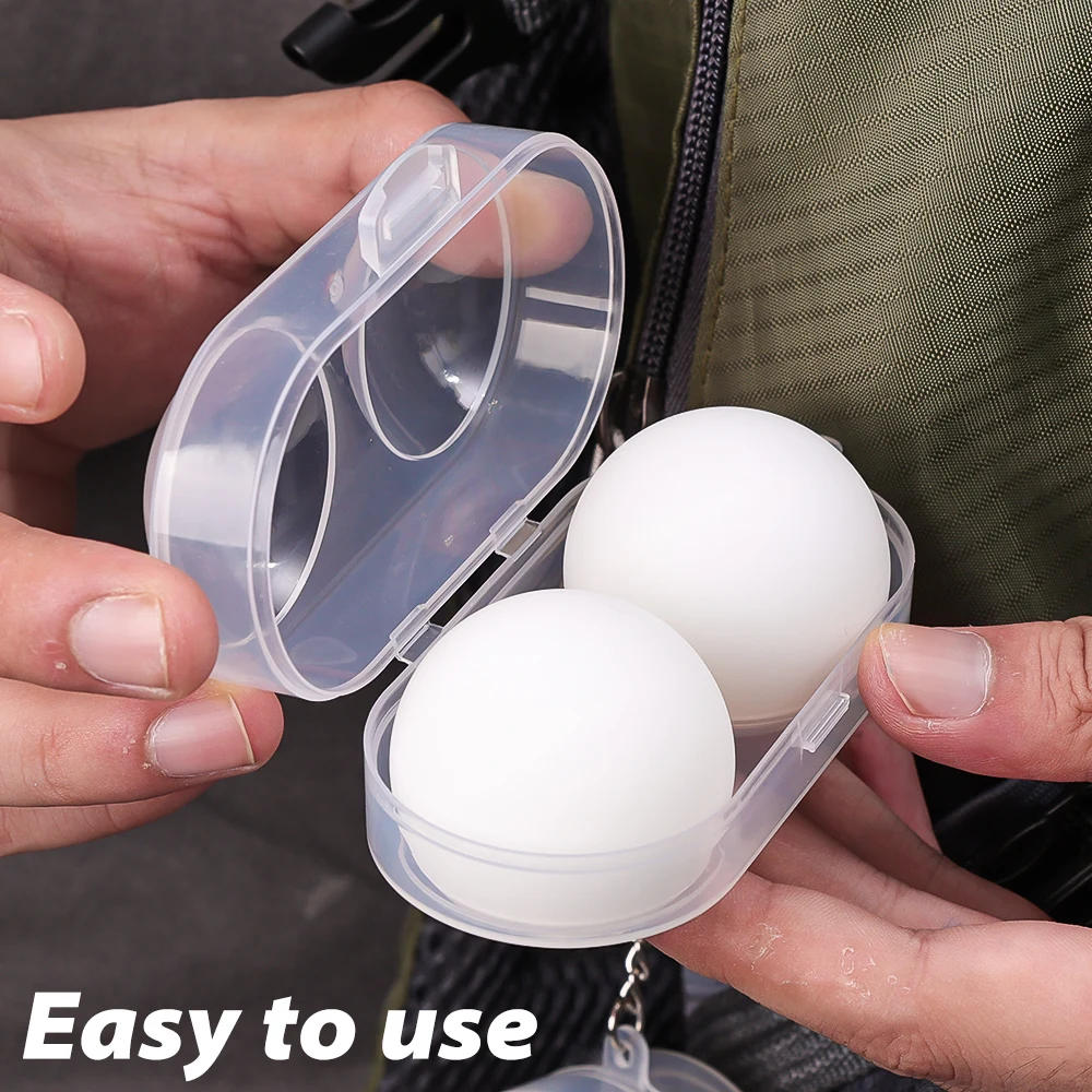 Description Picture 6 of itemTable Tennis Ball Container Box Hard Plastic Case Ping Pong Ball Storage Box with Keychain Table Tennis Accessories Gift