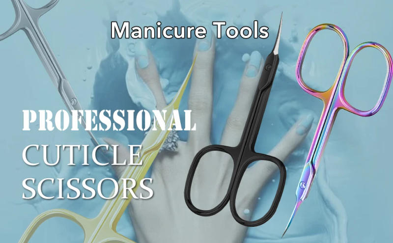 Description Picture 2 of item1Pcs Nail Cuticle Scissors Eyebrows/Eyelashes Mustache Multi-Purpose Cuticle Extra Fine Curved- Professional Manicure Scissors