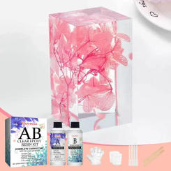 1:1 AB Epoxy Resin Kit Crystal Clear Hardener For Arts Casting DIY Making Jewelry Crafts Supply