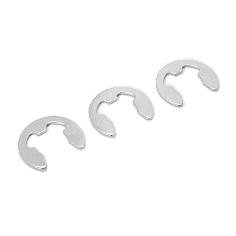 Description Picture 5 of itemM2 M2.5 M3 M4 M5 M6 M8 M9 M12 M15 304 Stainless Steel E Clip Circlip Retaining Ring Washer for Shaft GB896