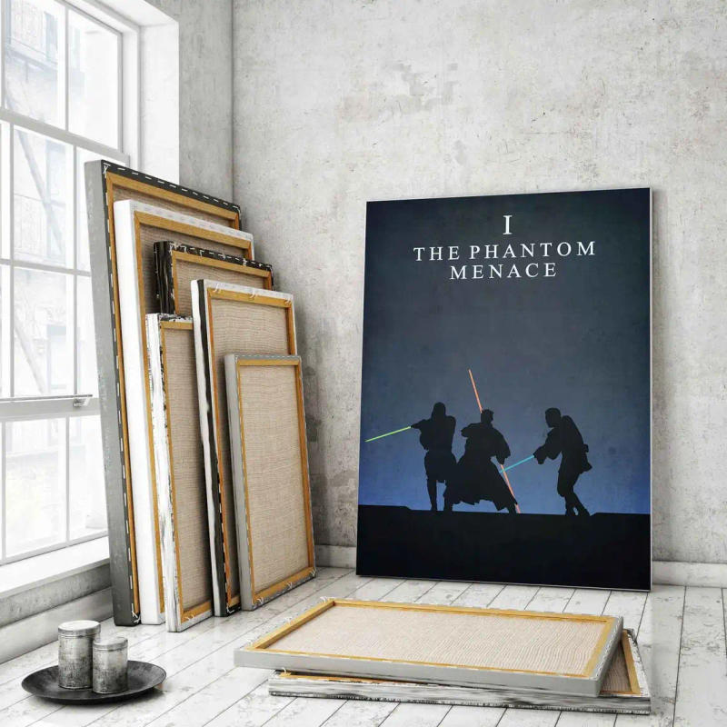Description Picture 4 of itemMinimalist Classic Movie Poster New Hope Rise Vintage Film Star Wall Art Picture Print Canvas Painting Room Home Decor Cuadros
