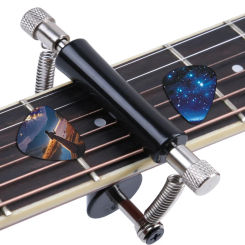 Rolling Guitar Capo  Sliding Capo for Effortless.Tuning Musician's Slide Switch 0.96mm  colorful guitar pick set is available
