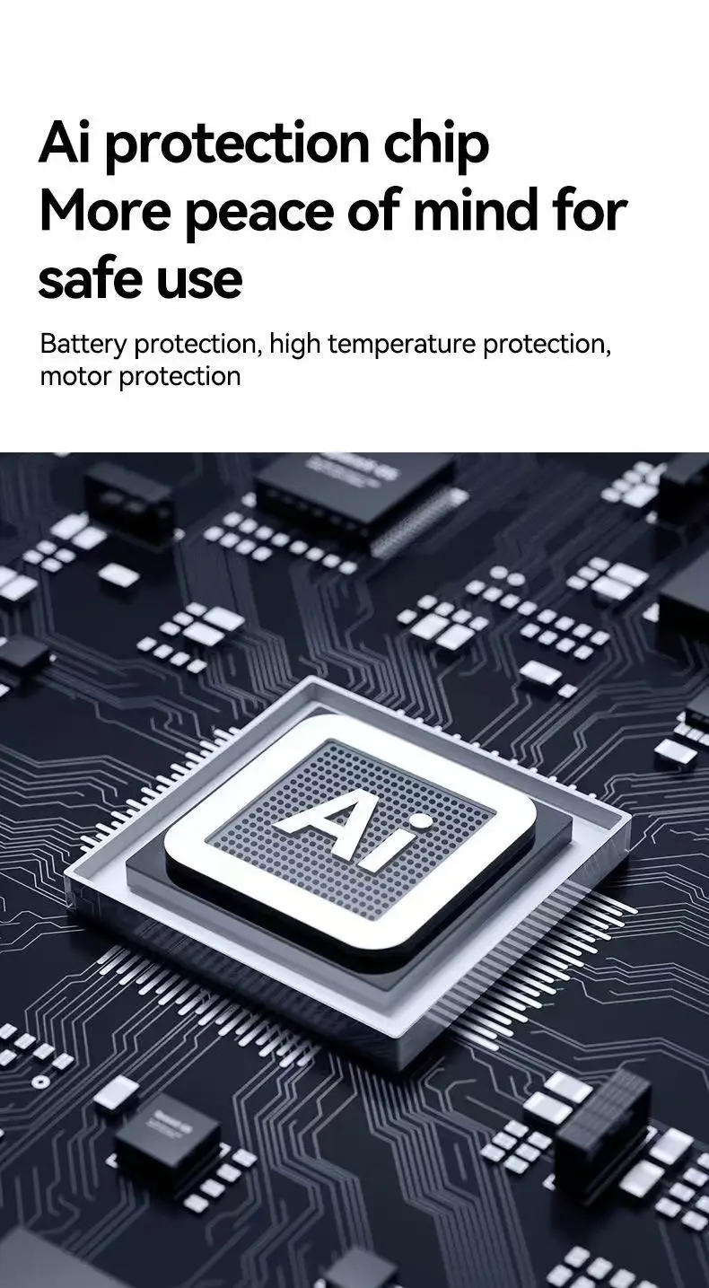 Description Picture 3 of itemPortable Wireless Hair Dryer Multifunctional Air Duster Travel USB Rechargeable 110000RPM High Speed Blow Dryer Only Cold Wind