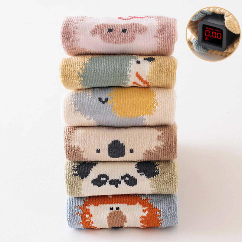 Description Picture 4 of item1/3 Pairs/Lot Baby Anti-slip Socks For Boys Girls Low Cut Floor Kids Toddler Cotton Sock With Rubber Grips Socken For 0-3Years