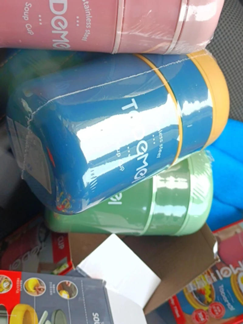 Description Picture 5 of itemStainless Steel Vaccum Cup Soup Lunch Box Storage Warmer With Spoon Food Thermal Jar Insulated Soup Thermos Containers Cooler