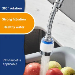 Faucet Filter Element Bubbler Water Filter Purifier For Bathroom Shower PP Cotton Remove Chlorine Heavy Metal For Kitchen Faucet