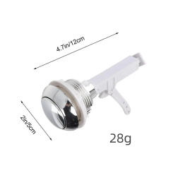 Toilet Flushs Button Push Flushing Toilet Tank Covers Lid Parts Toilet Flush Valve Replacement Kit Easy to Intall Toilet Button