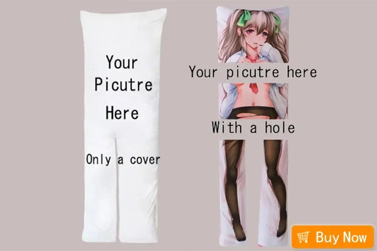 Description Picture 3 of itemDIY Custom Print Anime Dakimakura Cover Hugging Body Pillowcase Throw Pillow Case Only One For You Home Bed Decoration Hentai