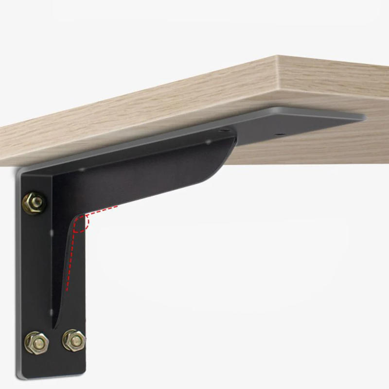 Description Picture 3 of itemIron Tripod Bracket Bracket Wall Support Shelf Partition Rack Wall Shelf Support Load-bearing Tripod Heavy Metal Bracket