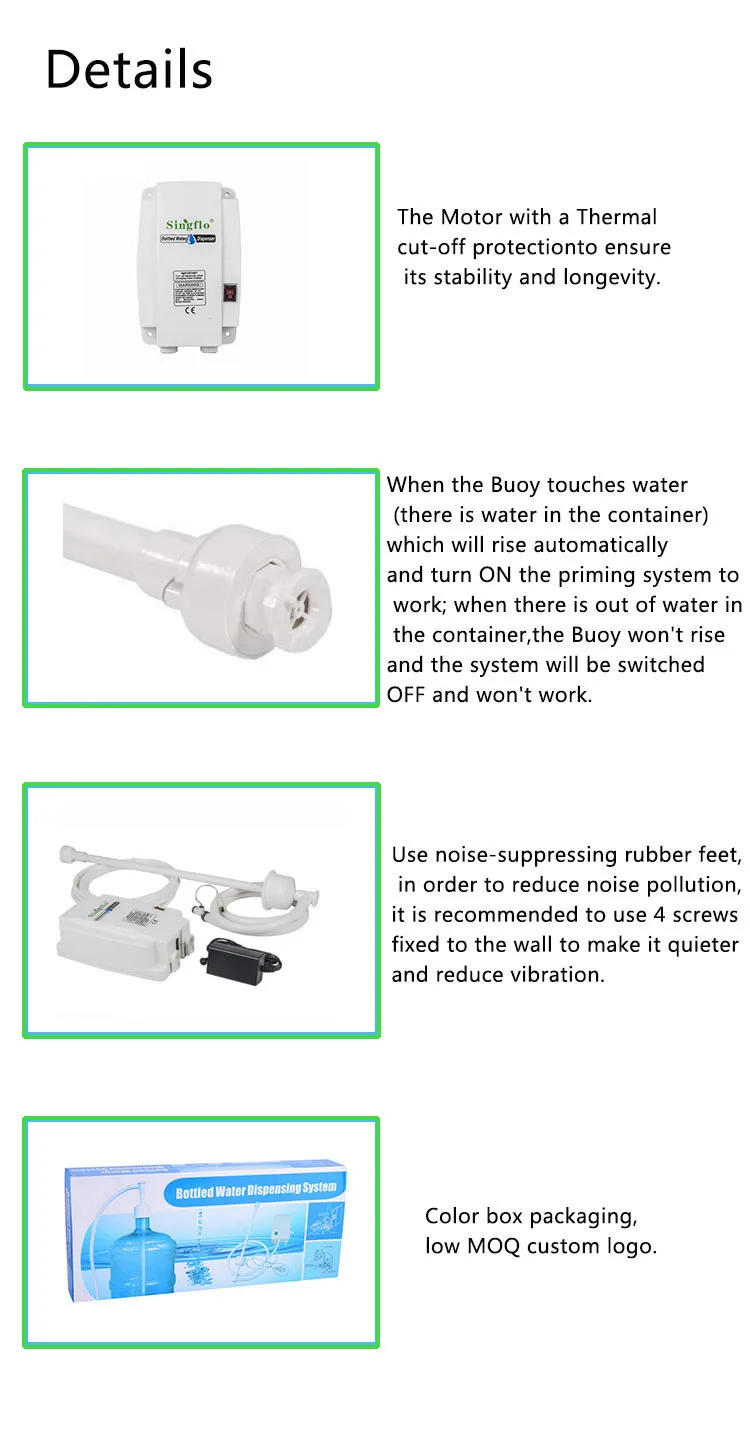 Description Picture 3 of itemSingflo factory high quality BW4003A drinking bottled water dispenser