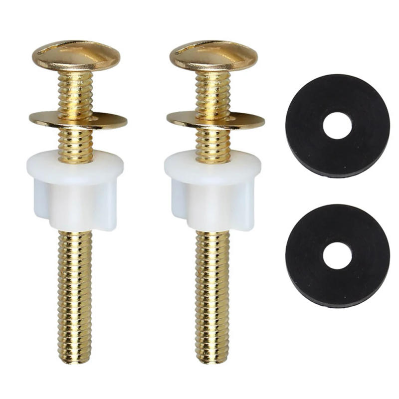 Description Picture 5 of item2/8pcs Toilet Seat Bolt Screw Set Heavy Duty Hinge Bolts And Nuts Replacement Bathroom Toilet Accessories Water Tank Bolts Tools