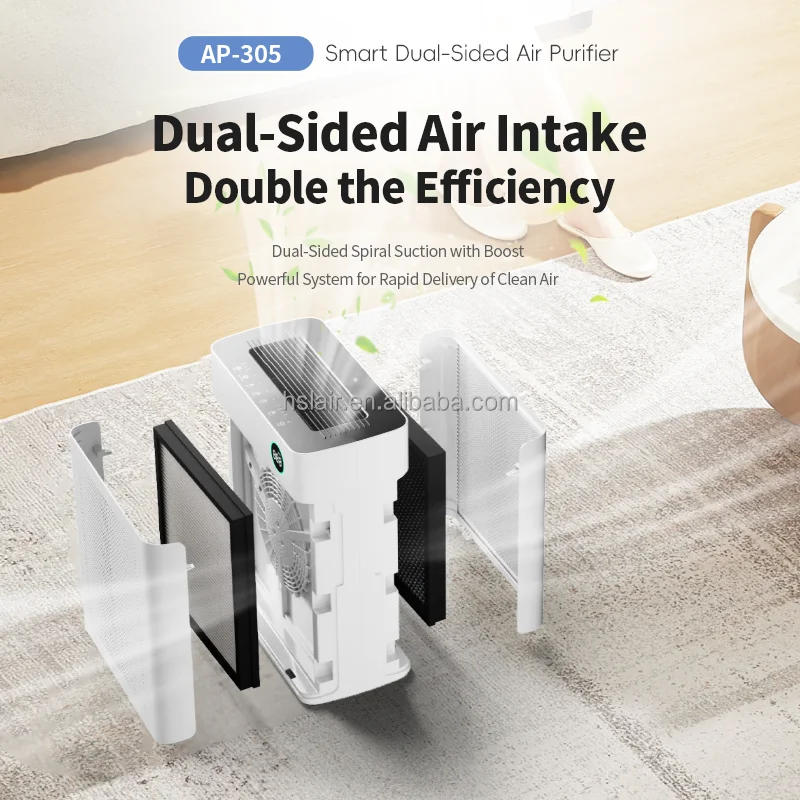 Description Picture 5 of itemTuya Wifi air Purifier for Large Room air Cleaner Remove Smoking Portable Pet Hepa Filter Uvc Smart Home air Purifier for Pets