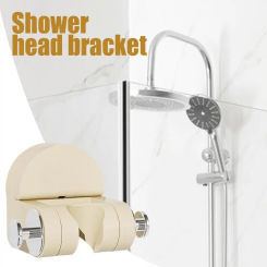Suction Shower Head Holder Punch-Free Suction Cup Holder For Shower Head Multifunctional Shower Bracket Wall Mount Bathroom