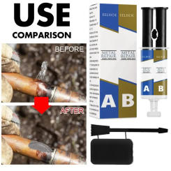 AB Metal Strength Glue Repair Iron Bonding Adhesion Heat Resistance Cold Weld Metal Repair Adhesive Agent Caster Glue Weld Tool