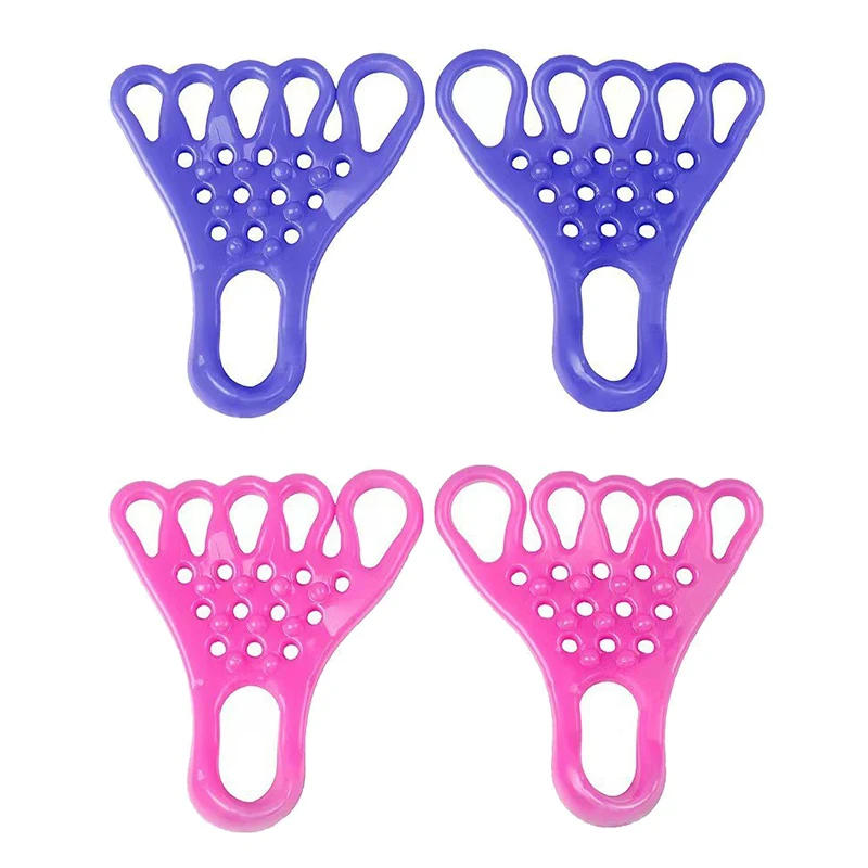 Description Picture 5 of item1 Pair Toe Valgus Correction Belt Hallux Valgus Exercise Protect Muscle Relax Foot Massgae Yoga Tool Elastic Stretching Band