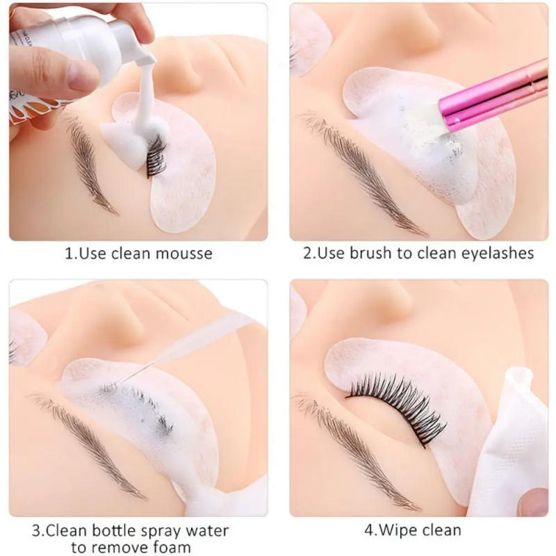 Description Picture 6 of itemGradient Foam Brush Remove Blackheads Makeup Tools Clean False Eyelashes Brush Multi-color Soft Eyelashes Brush