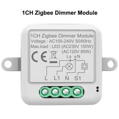 Tuya WiFi Smart Dimmers Switch Module Supports 2 Way Control LED Lights Dimmable Switch Work with Alexa Home