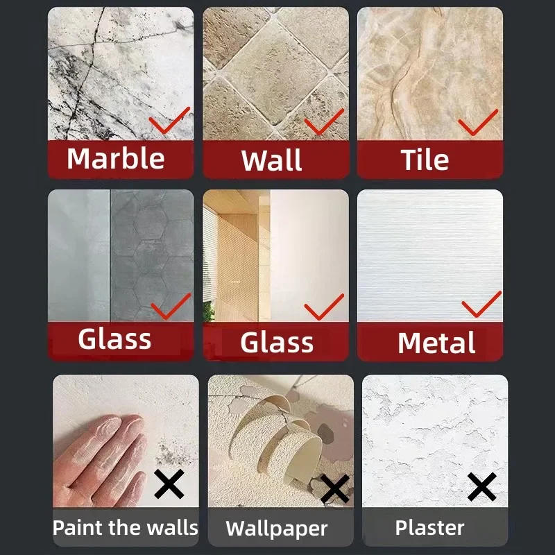 Description Picture 5 of item1/6pcs Kitchen Sponge holder Self Adhesive Sink Sponges Drain Drying Rack Wall Hooks Wire Ball Organizer Racks bathroom Storage