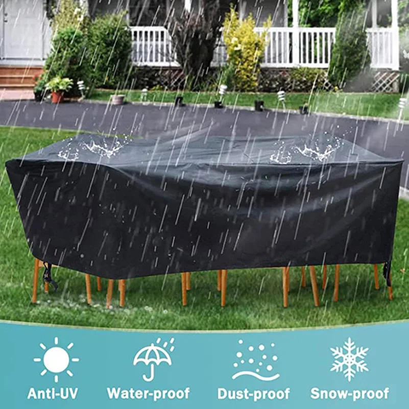 Description Picture 5 of item90 Sizes Outdoor Patio Garden Furniture Waterproof Covers Rain Snow Chair covers for Sofa Table Chair Dust Proof Cover