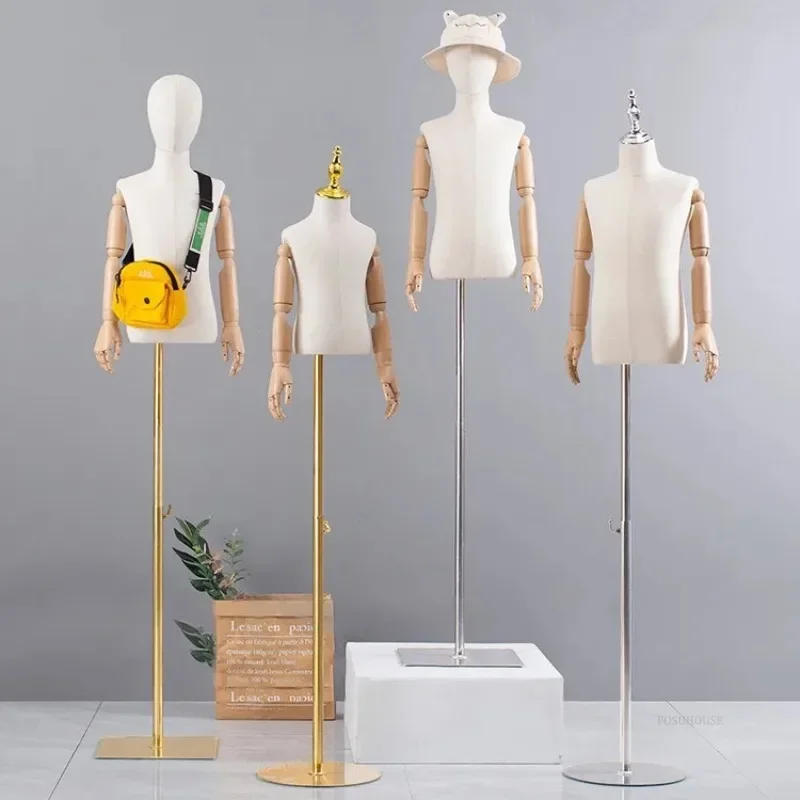 Description Picture 4 of itemBoy's and Girl's Mannequin Children Model Clothing Window Display Stand Mannequin Clothing Store Upper-Body Children Props h