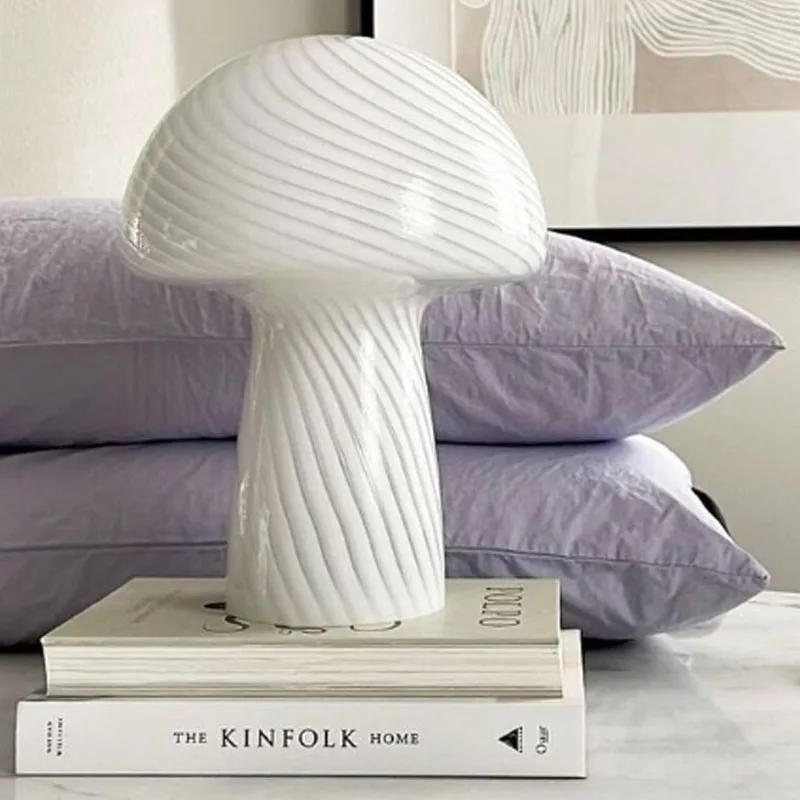 Description Picture 6 of itemLovely Mushroom Desk Lamp Study Reading Aesthetic Room Decoration Lamp Touching Rechargeable Eye Protection Night Table Lamp
