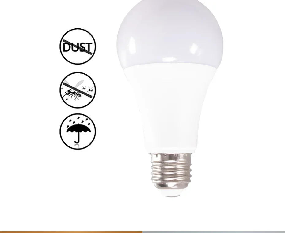 Description Picture 5 of item220V E27 PIR Motion Sensor Lamp 9W 12W 15W 18W LED Bulb with Motion Sensor Infrared Radiation Motion Detector Security Light