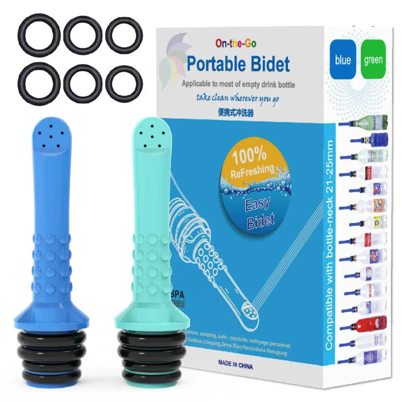 Description Picture 2 of item2PCS Pocket Bidet Sprayer Personal Cleaner Hand Held Seat Toilet Bidet Tackle Hygiene Washing Travel Wash Nozzle Bidet Parts