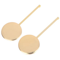 High-gloss Gold Swing Movement Metal Pendulum Quartz Wall Clock Pendulum Accessories