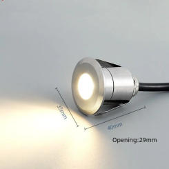 IP68 Waterproof LED 1W RGB Outdoor Underground Lamp Path Light for Garden Deck Step Square Park Landscape Spot Lighting DC12/24V