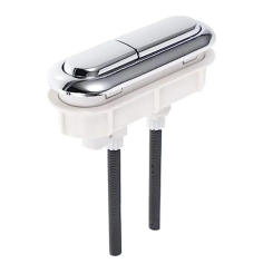 Water Tank Button Toilet Water Tank Flush Button Plastic Oval Double Button Toilet Seat Water Tank Valve Bathroom Parts