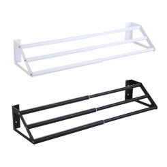 LXAF Industrial Stainless Steel Towel Hangers Versatile Towel Hangers Stainless Steel Telescoping Towel Rack for Home Decors