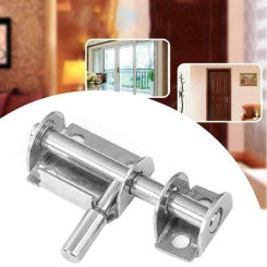 Stainless Steel Door Latch Solid Sliding Door Bolts Latch Hasp Home Hardware Gate Safety Toilet Wooden Door Lock Bolts