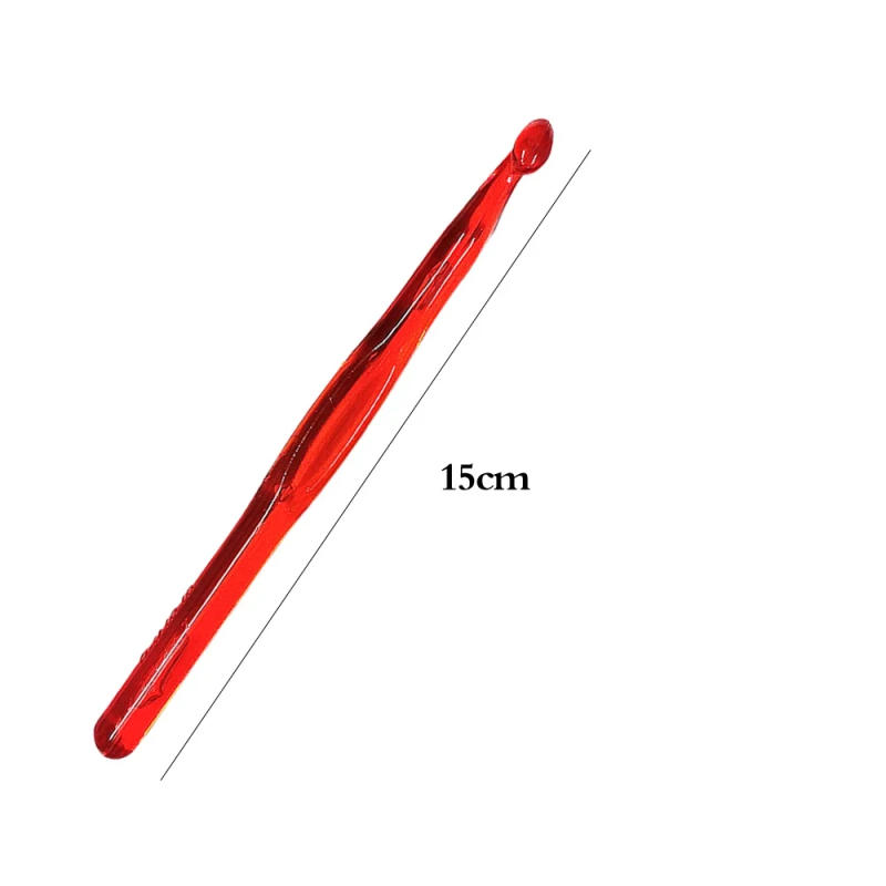 Description Picture 3 of item9Pcs Crochet Hook Set Colourful Crochet Hooks 3-12 mm Hook Head for Beginners Ergonomic Plastic Knitting Needles Set