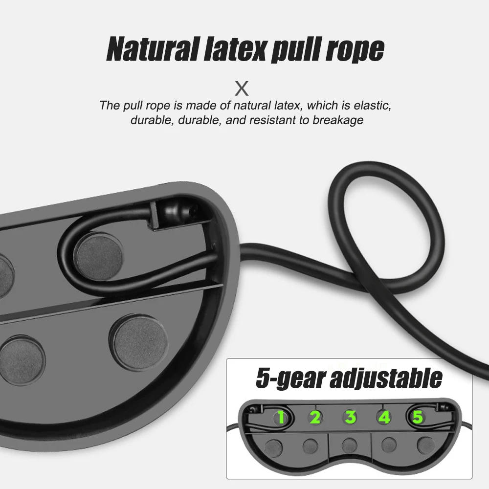 Description Picture 4 of itemAbdominal Multifunctional Exercise Equipment Ab Wheel Double Roller with Resistance Bands Knee Mat Waist Slimming Train Home Gym