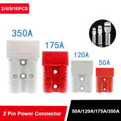 50A 120A 175A 350A High Current Quick Charging Plug Double Pole With Copper Contact DC Power Connector Electric Car Battery Plug