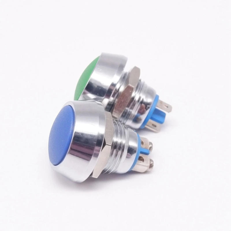 Description Picture 5 of itemMetal Push Buttons 12mm Button Momentary Small Switch Start Mini Spherical Round Doorbell Switch 1NO Screw Terminal/Pin Terminal